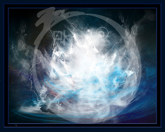 framed blue-green